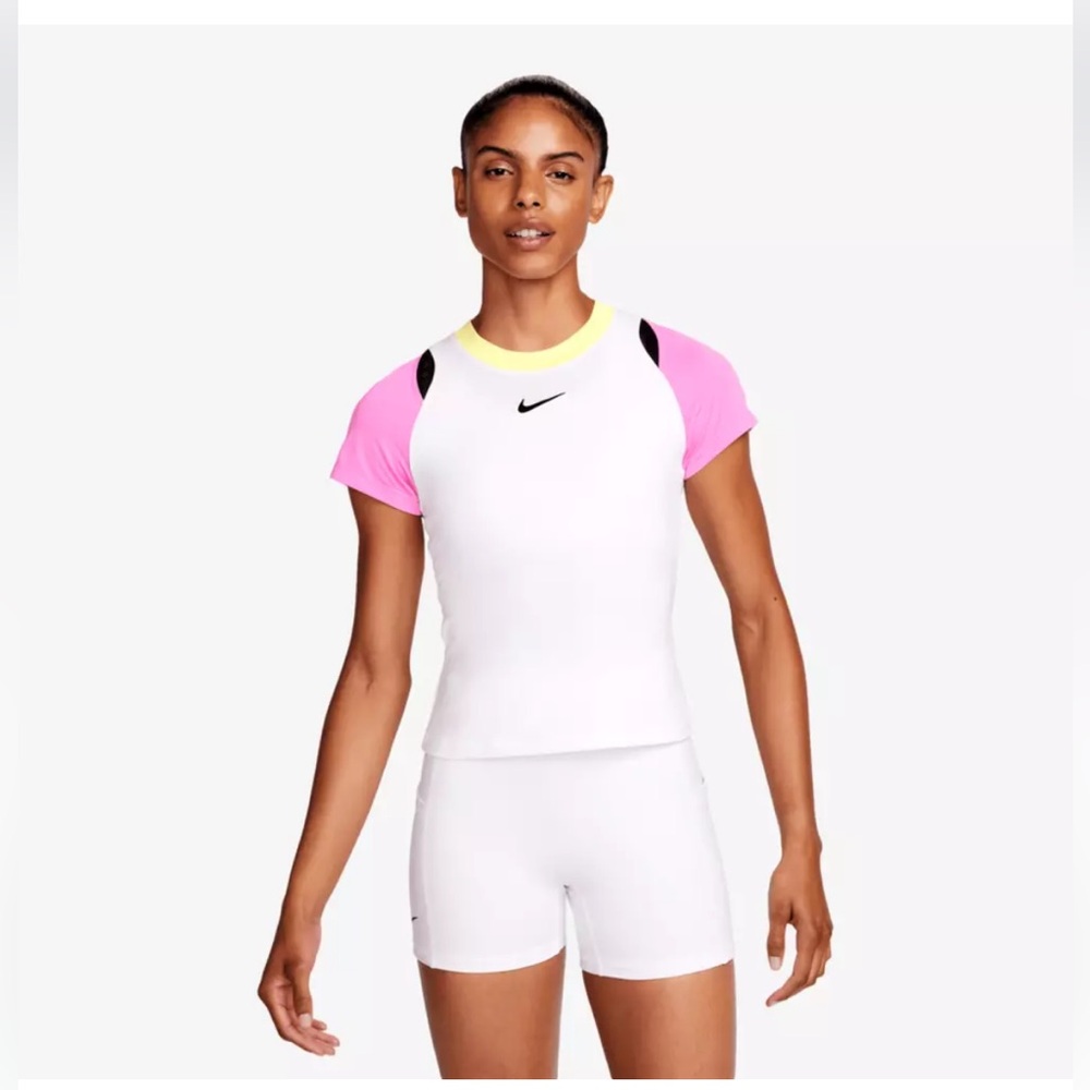 Nike Women's Dri-Fit Advantage Short Sleeve Tennis Top size small